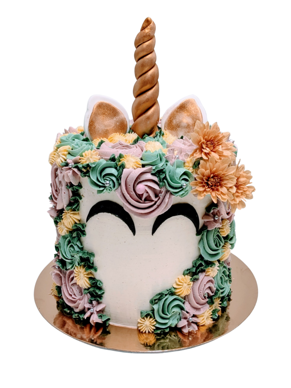Kindertaarten Unicorn Cake Oh la la Charlotte Patisserie Taartenwinkel Catering Bos en Lommer Amsterdam West